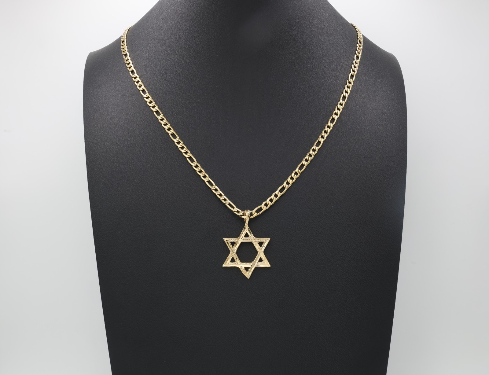 Gold Star Of David Necklace, Jewish Star Necklace, 14k Heavy Plated Gold