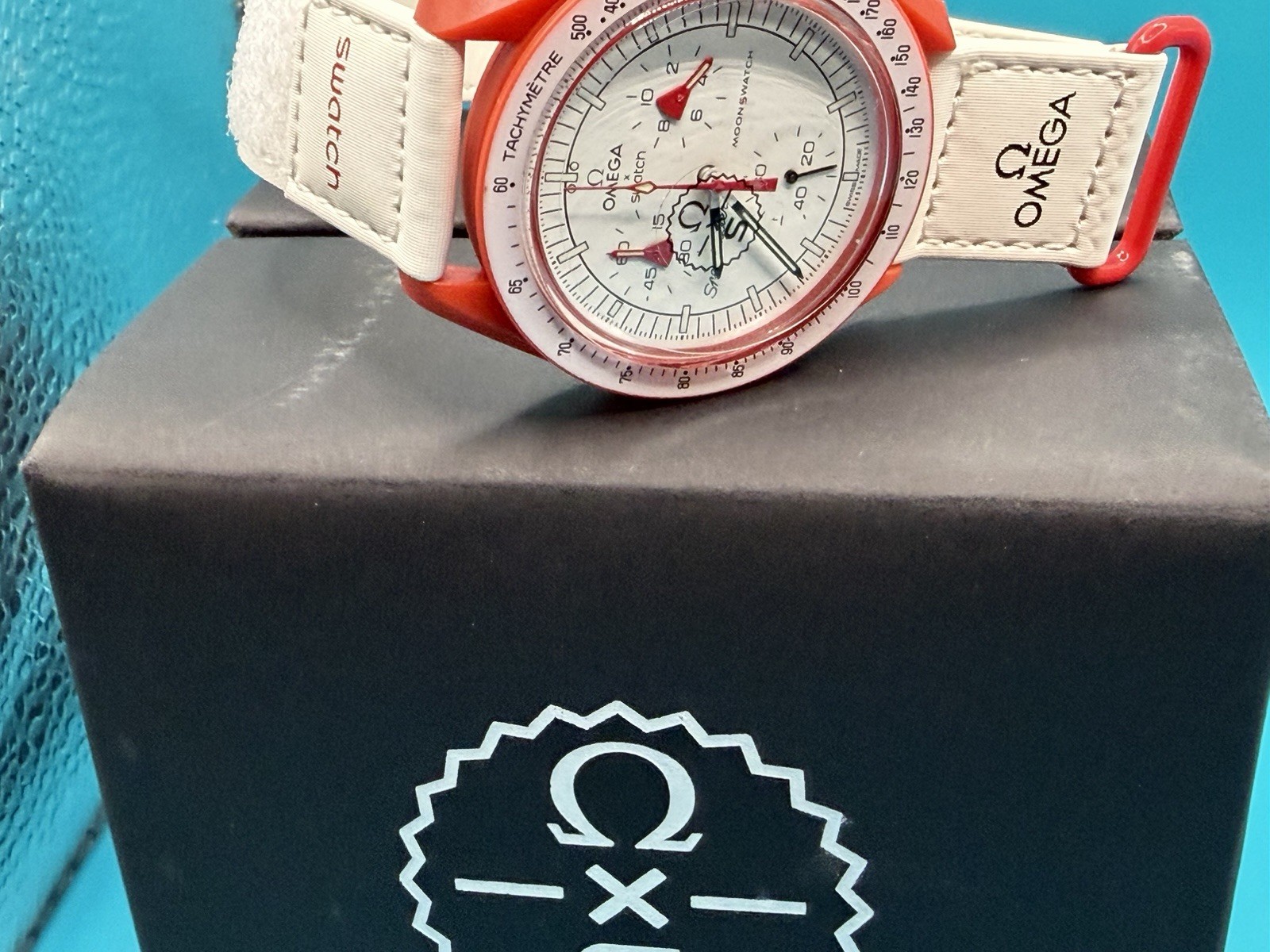 Omega x Swatch Mission to MARS Bioceramic Moon Swatch