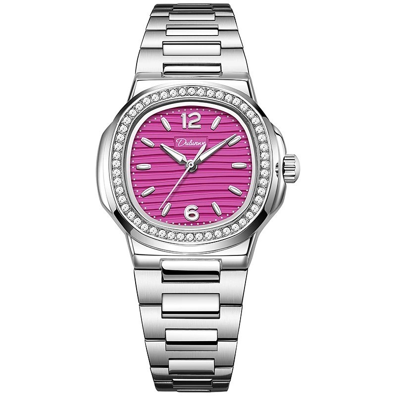 Luxury Brand Women’s Watches Waterproof Elegant Fashion Purple Watch for Women S