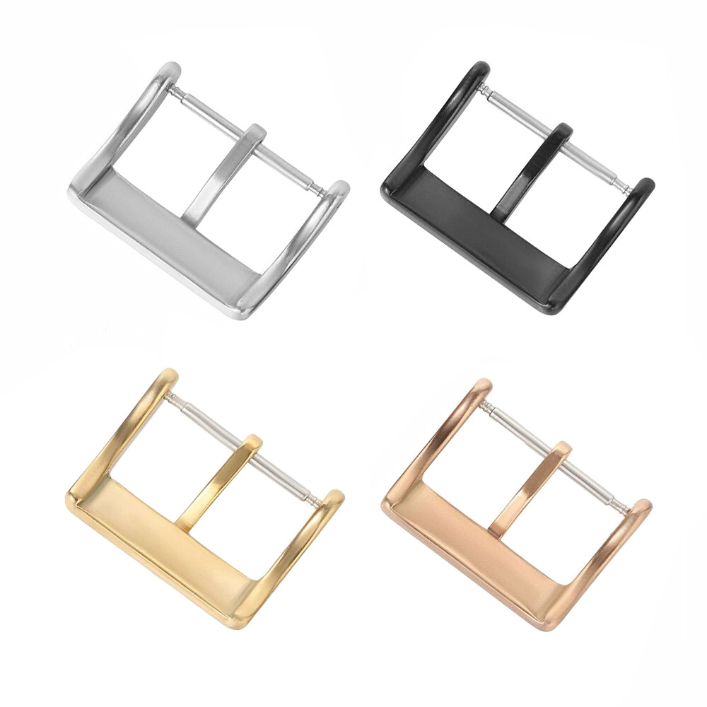 16mm 18mm 20mm 22mm New 304L Stainless Steel Tang Buckle For Watch Strap Band