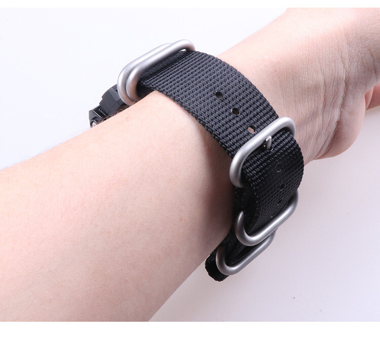 Military Style Nylon Canvas Replacement Watch Band Strap for Casio G-SHOCK 16mm