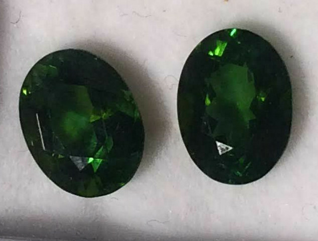 Tourmaline Natrual Earth Mined Untreated 2 Stone Pairs 2.8ct 8 x 6 mm Very Best