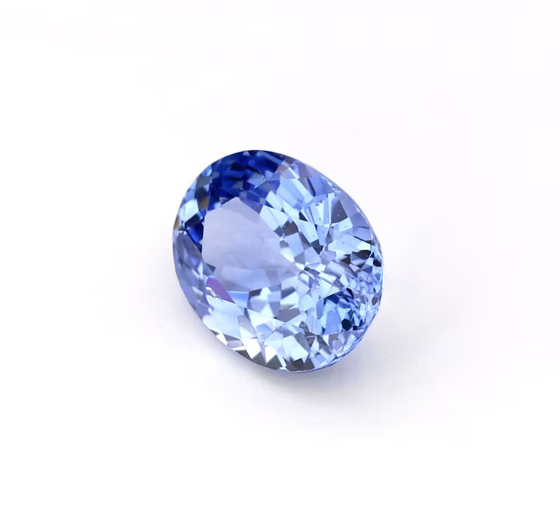Cornflower Blue Sapphire 9-10 Ct Natural Flawless Oval Loose Gemstone Certified
