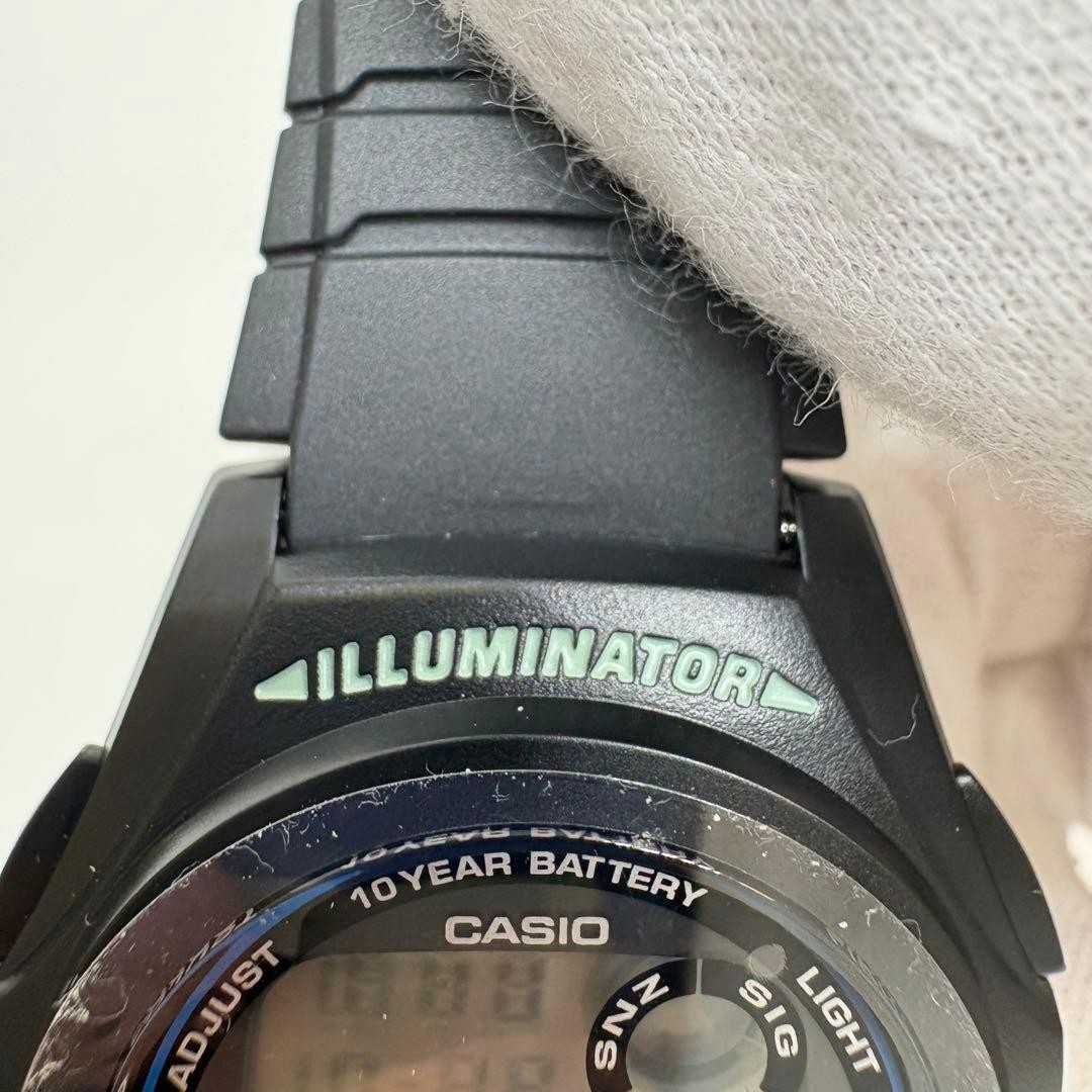 CASIO ILLUMINATOR Black F-200 (Working Condition)