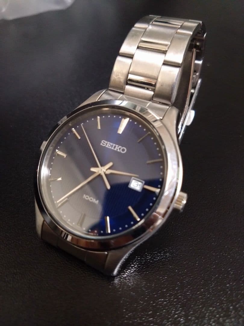 SEIKO 6N42-00B0 Men’s Quartz Watch Blue Dial 100M