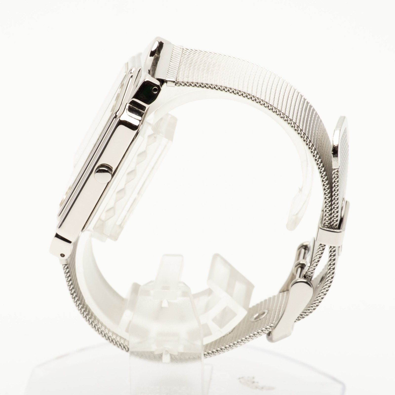Vintage [EXC+5] PA-NERO PC11-M001 Silver Dual Time 35mm Quartz Men’s Watch