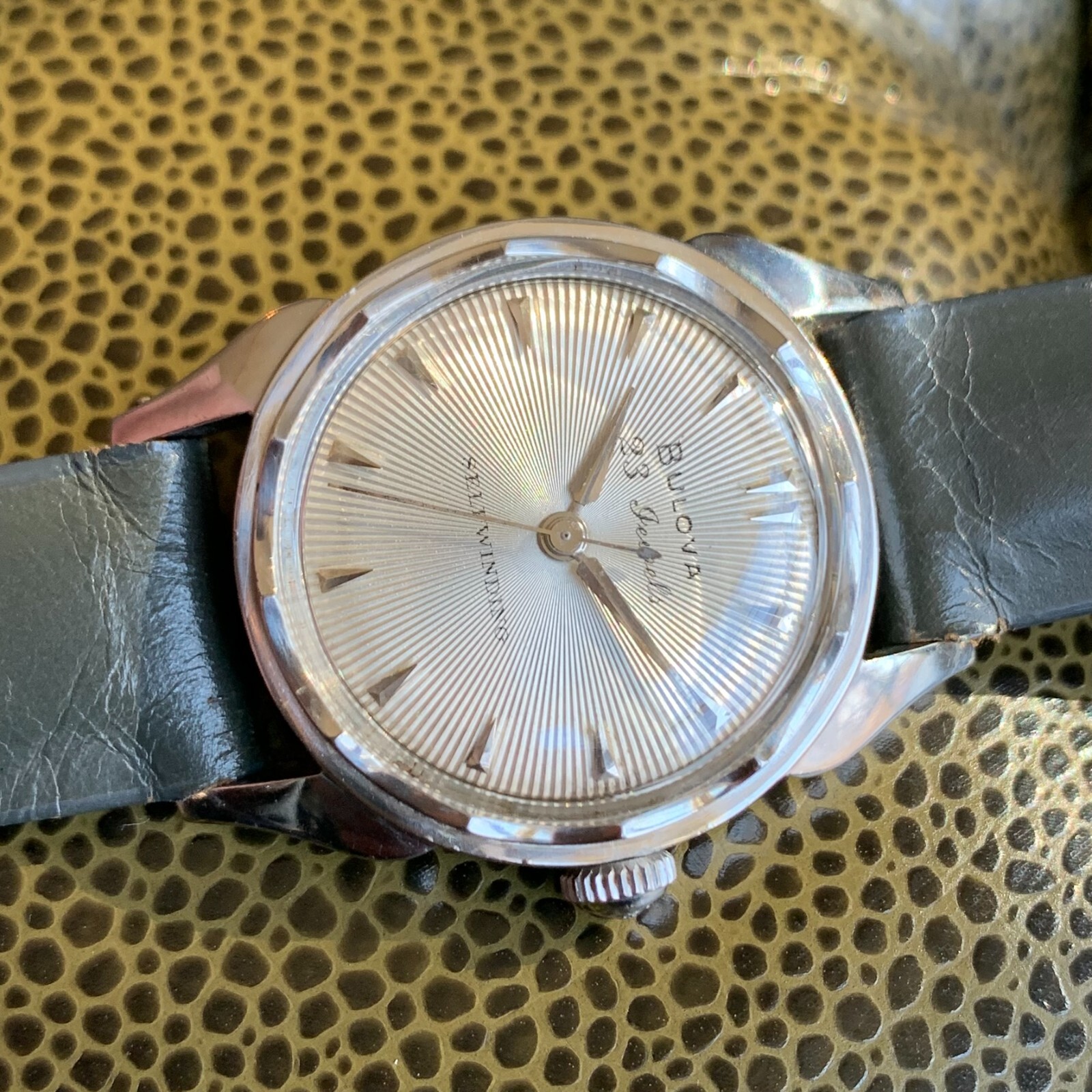 1958 Bulova 23 Jewels Adjusted 10BPAC Stainless Steel Automatic Wristwatch #4