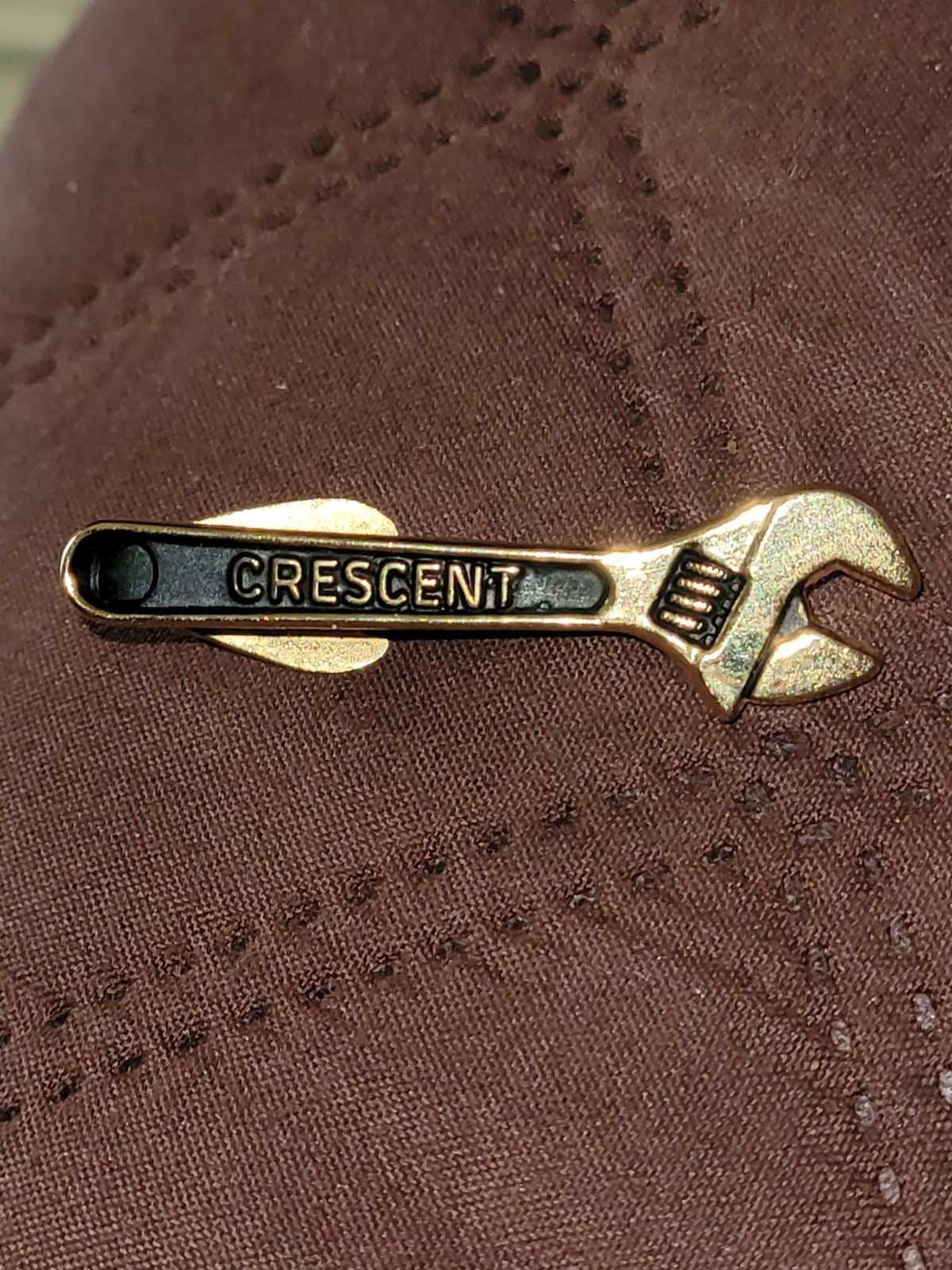Old CRESCENT Advertising Kinney Co Adjustable WRENCH TIE BAR Clasp