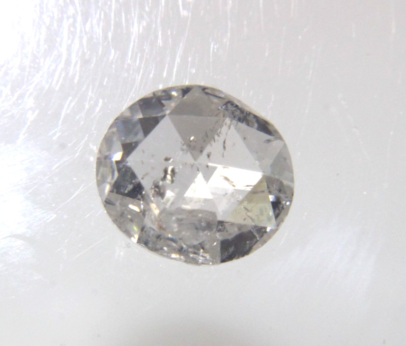 1.21Cts G-H Color Si-I White Round Rose Cut Diamond Natural 7.30-6.85×2.60 mm