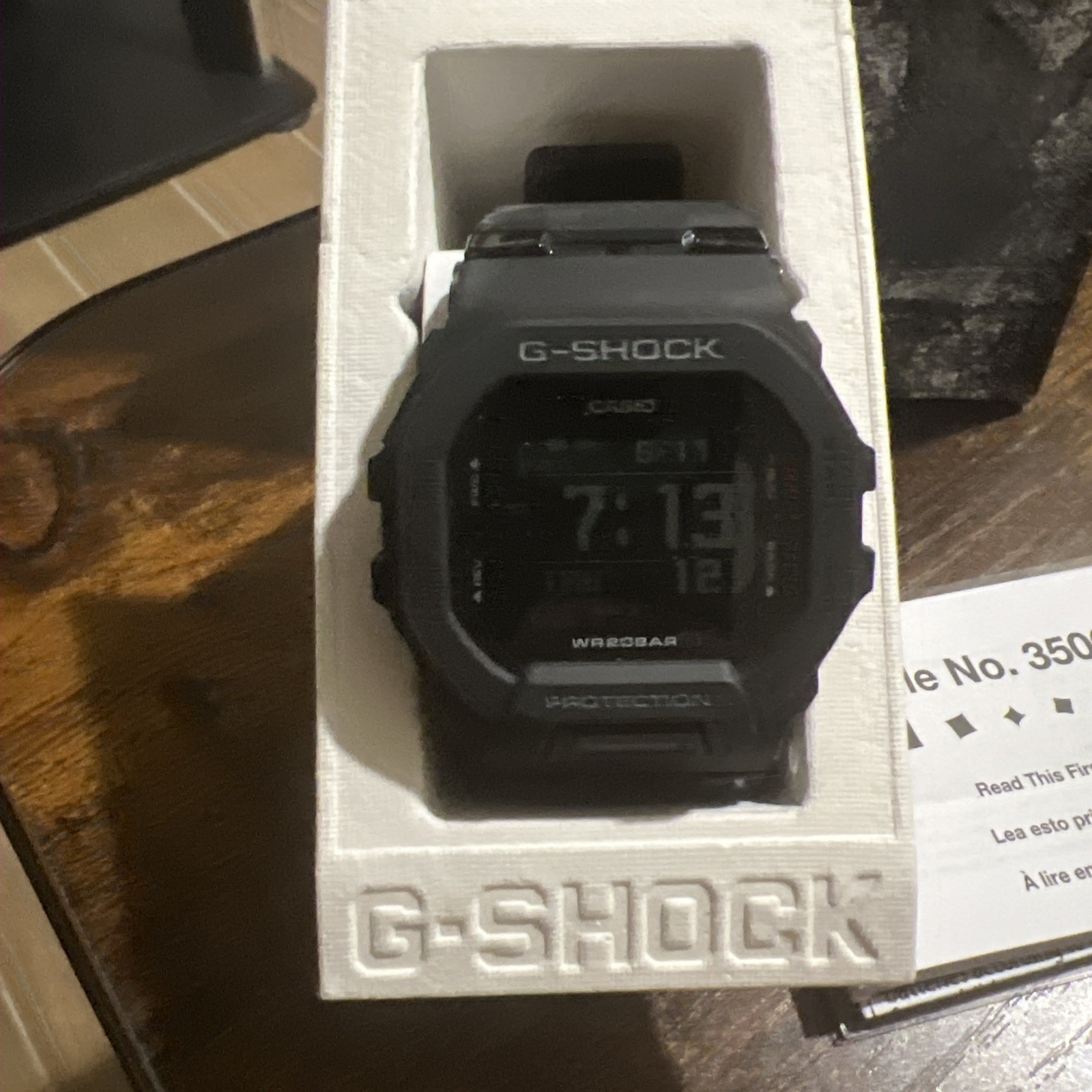 Casio GBD-200-1 Men’s G-Squad Digital Smartphone Link Quartz Watch, Black