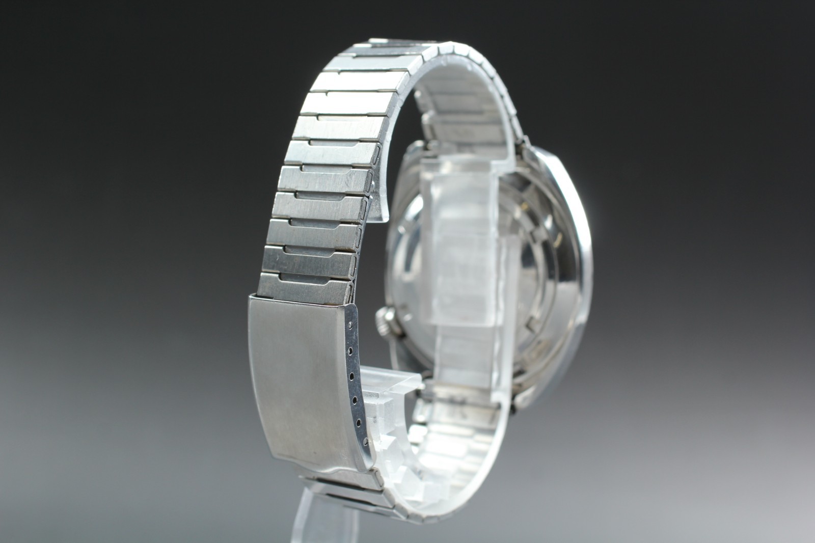 Vintage [N Mint] Seiko 5 Sports 6119-6020 Silver Dial 38mm Men AT Watch JP #348