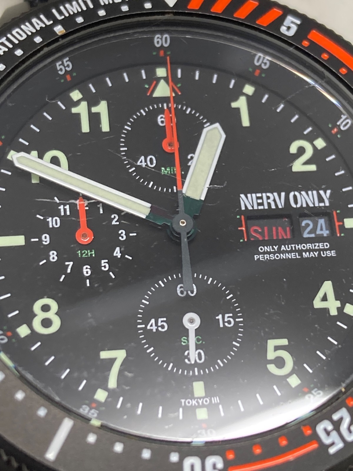 SONY WENA WRIST NERV Editio WNW-SA-NERV 40mm Quartz Unisex Wristwatch #TFW1014