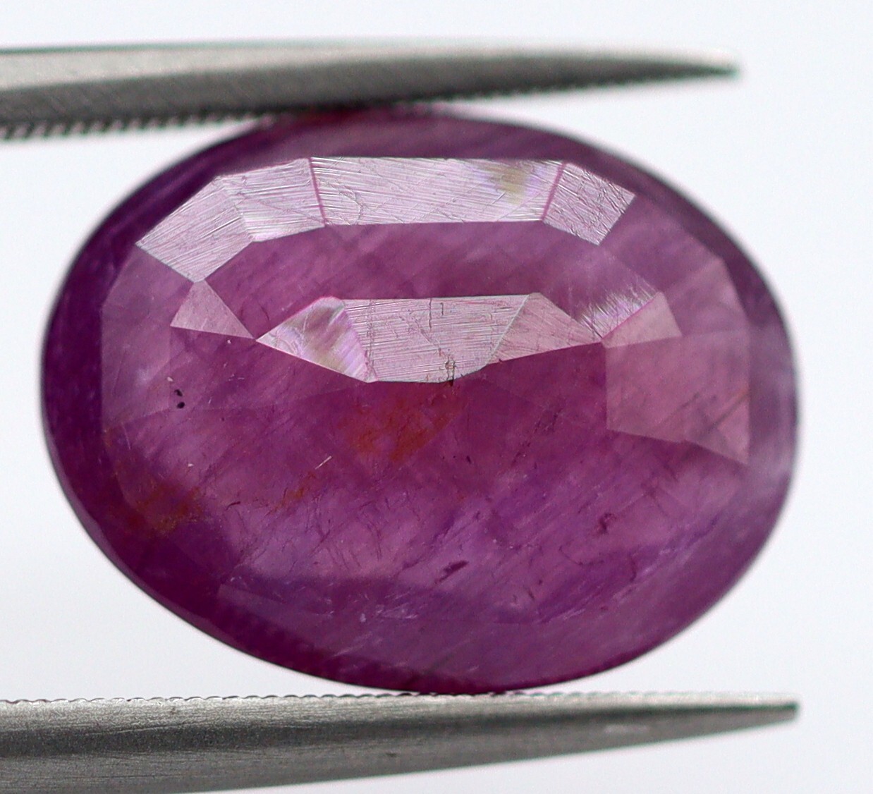Purplish Red Natural Ruby Loose Oval 13×10 mm No Heat Certified Gemstone 6.26 Ct