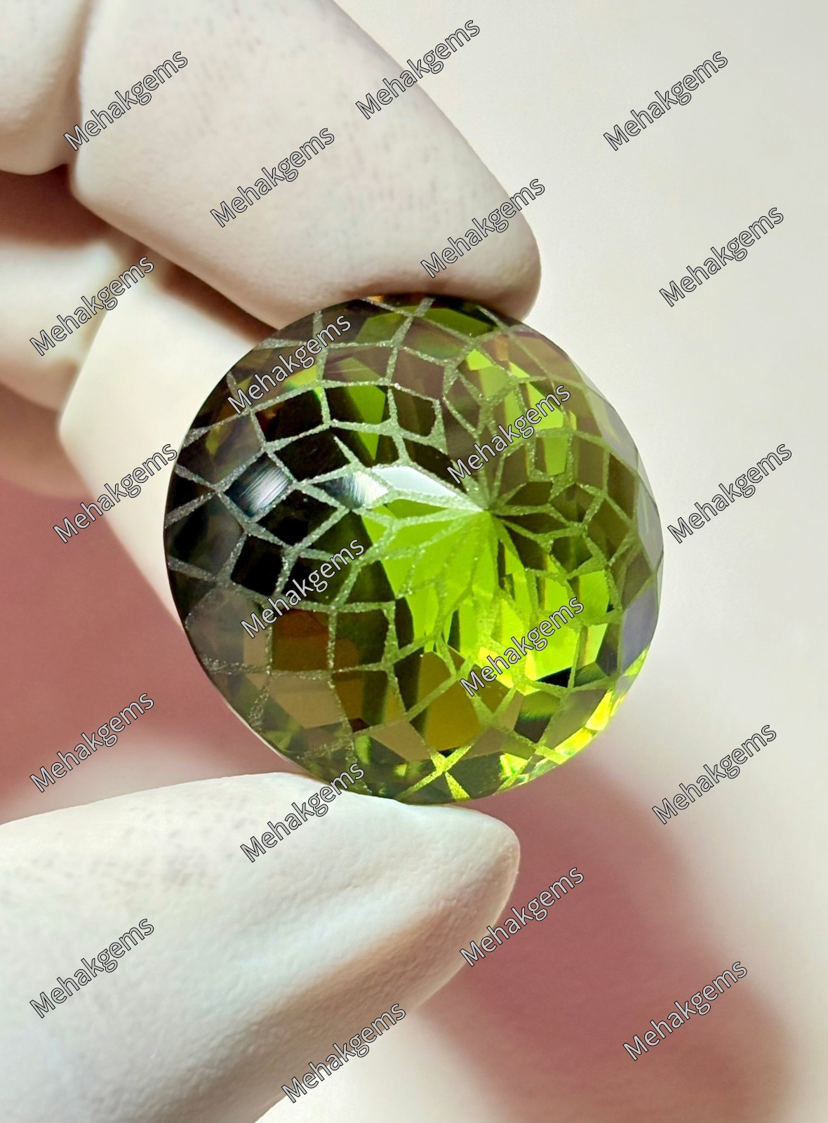 89.Ct Zultanite Gemstone Honeycomb Cut Green to Pink Color Shift Jewelry Supply