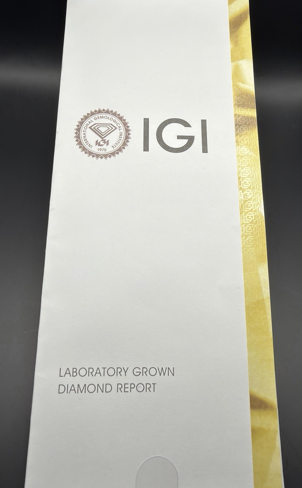2.96 Ct IGI Certified Lab Grown Diamond Pear Brilliant F VS1 Excellent Cut