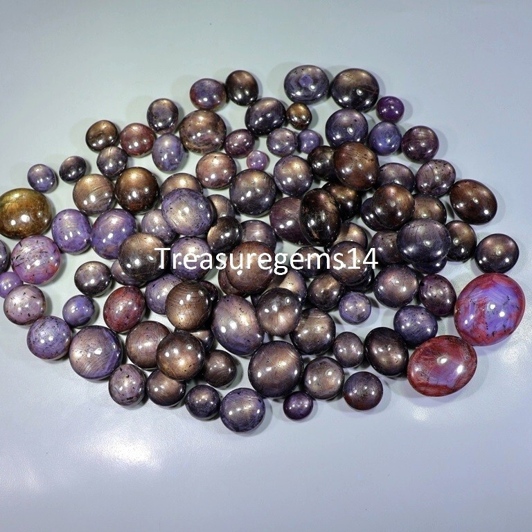 250 Crt WHOLESALE LOT RUBY STAR SAPPHIRE CABOCHON GEMSTONE AAAA
