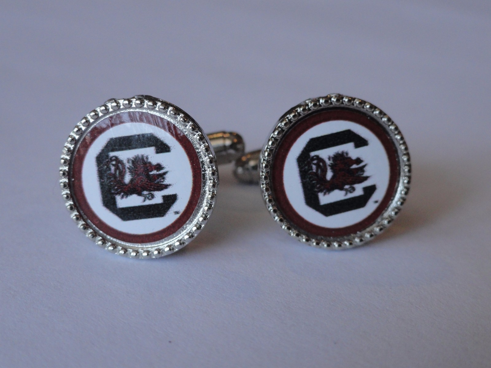 University of South Carolina Cufflinks NCAA USC Gamecocks–Custom College