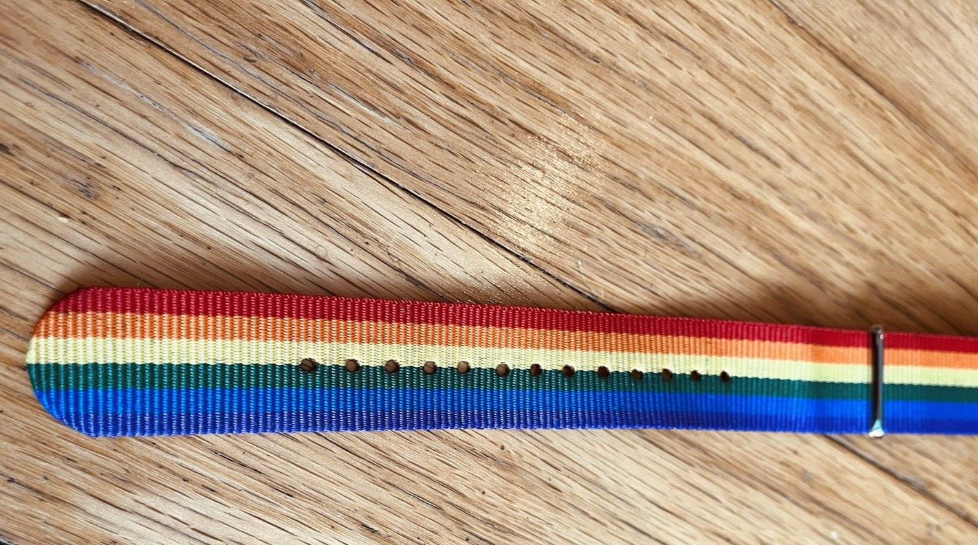 Wiscasset Watch – Pride Rainbow Watch Strap