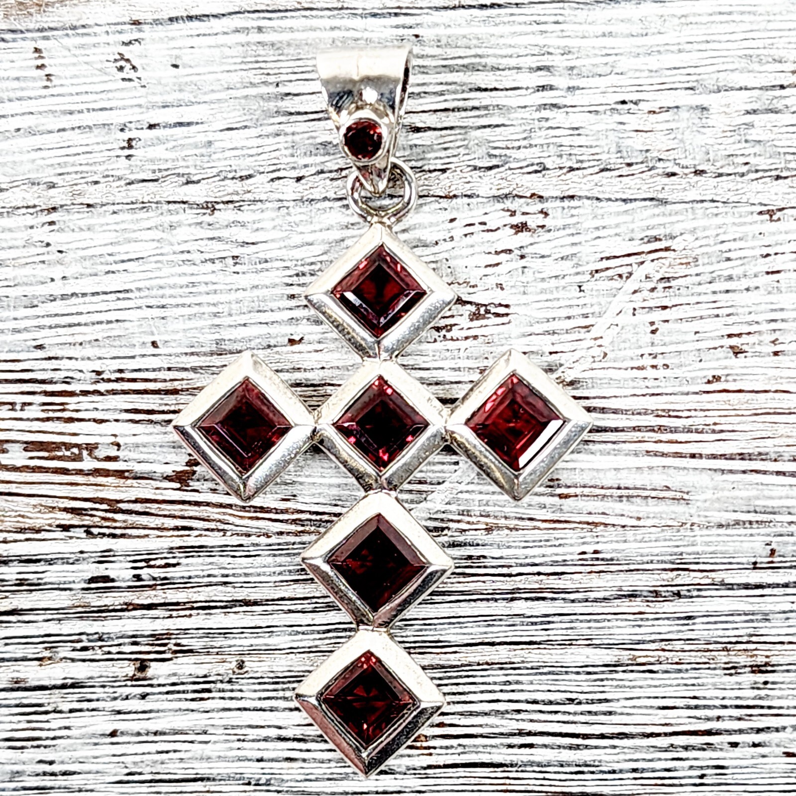 VINTAGE CROSS STERLING SILVER 925 MEDAL PENDANT PRAY LOVE RELIGIOUS