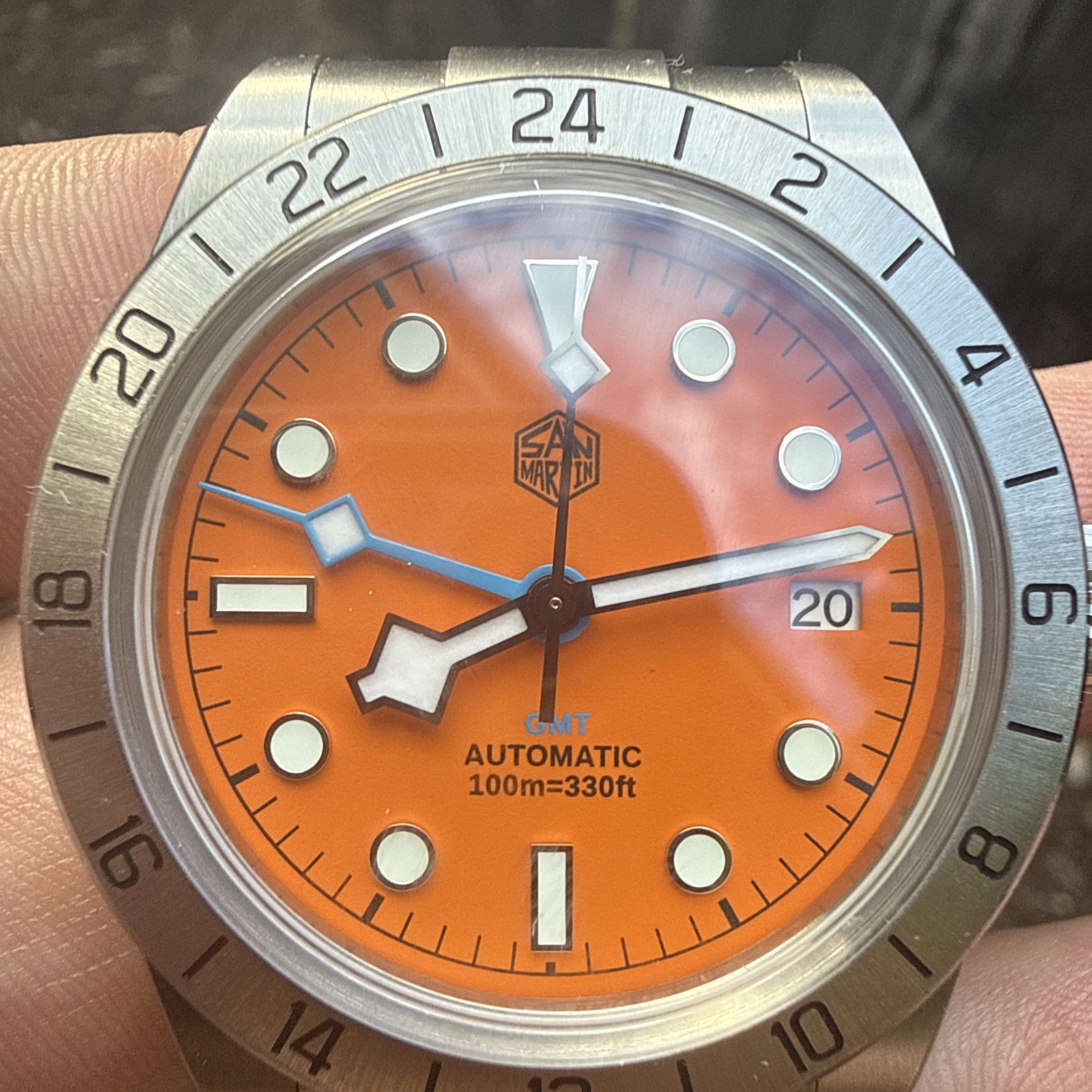 San Martin SN0054 BB Automatic GMT Sapphire Crystal
