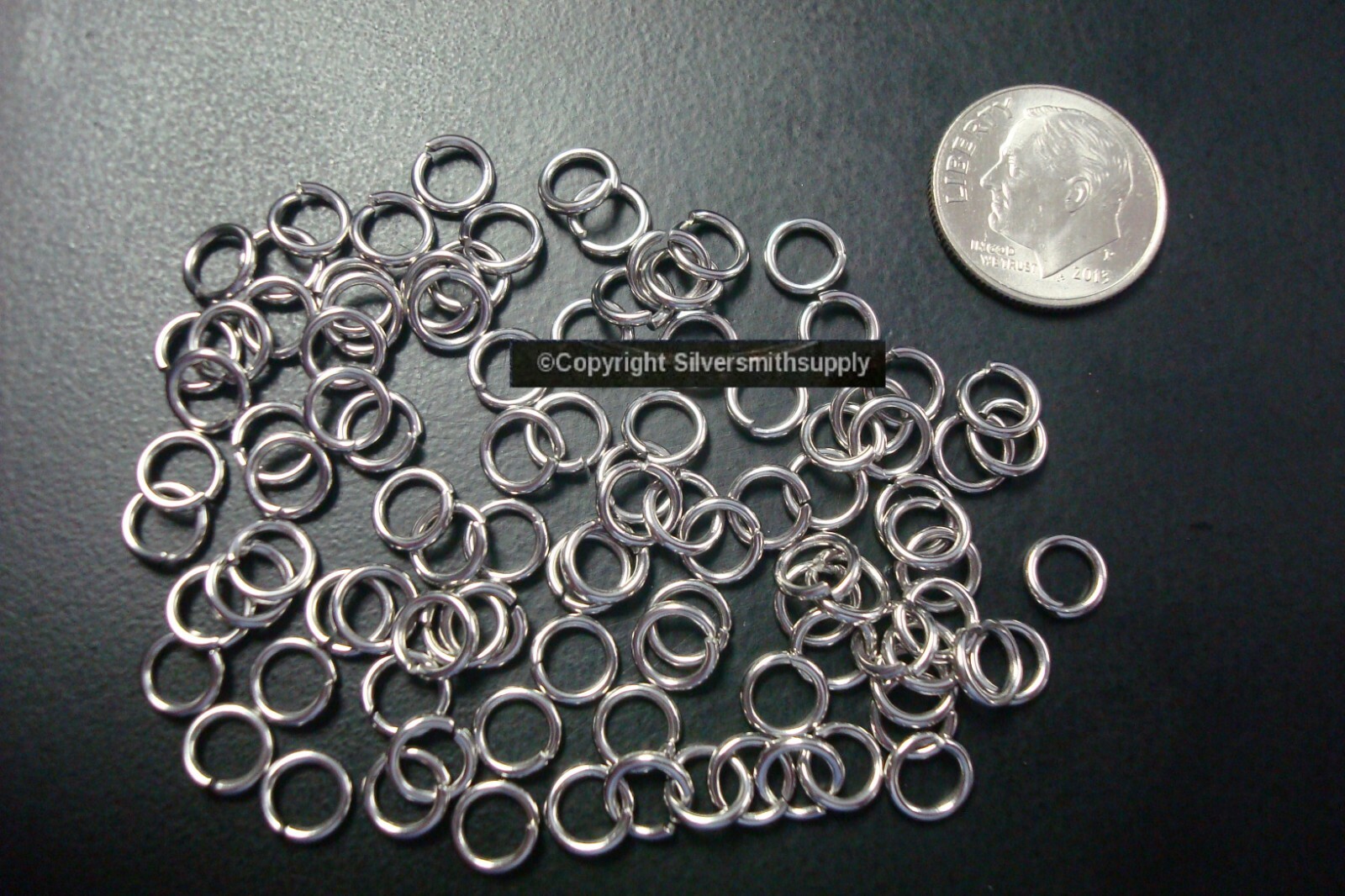 Stainless Steel Open Jump Rings 100 6x1mm Jump Rings Bail Charm Pendant FPJ092
