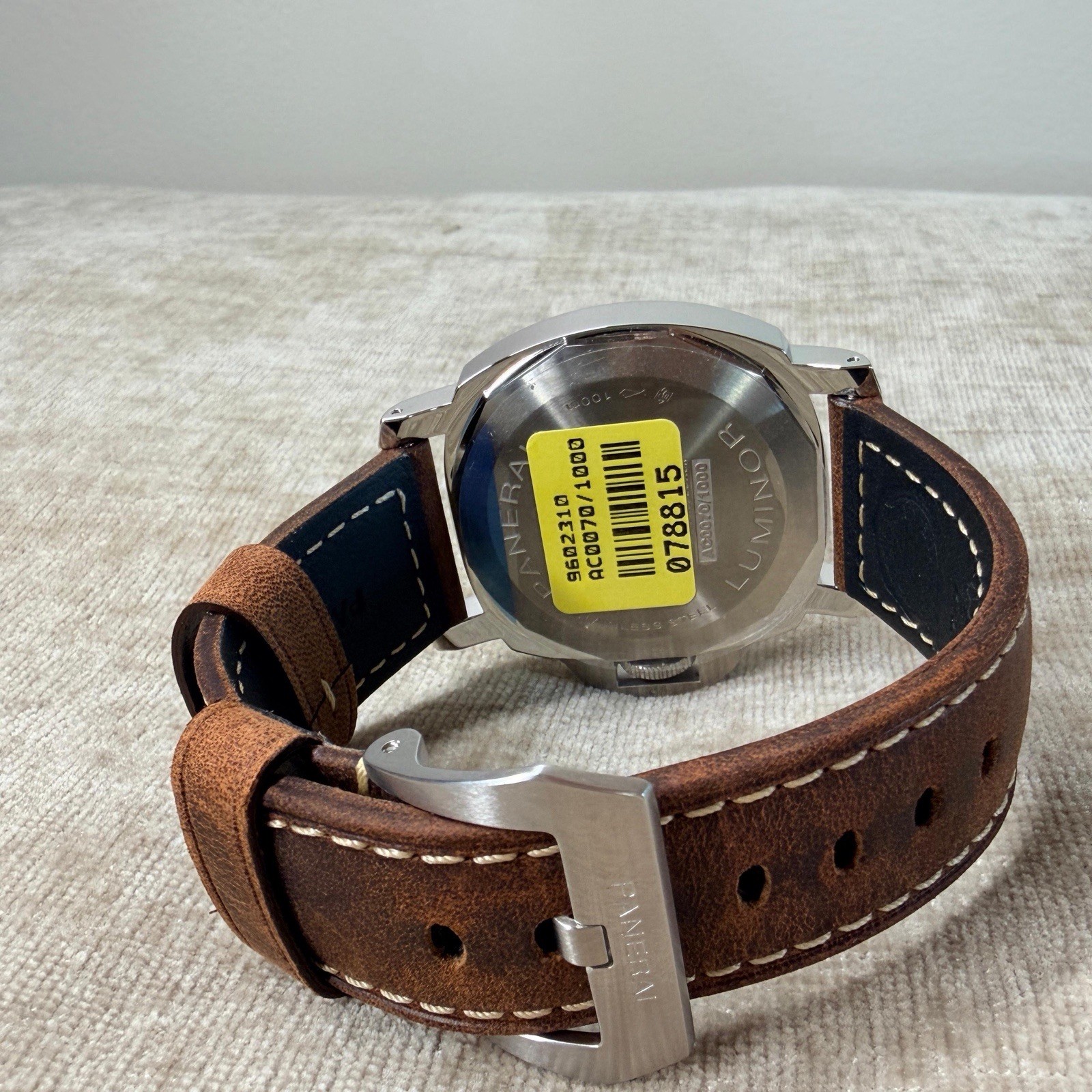 Panerai Luminor Logo PAM01624 44mm Green Dial Full Set Box Papers Unworn