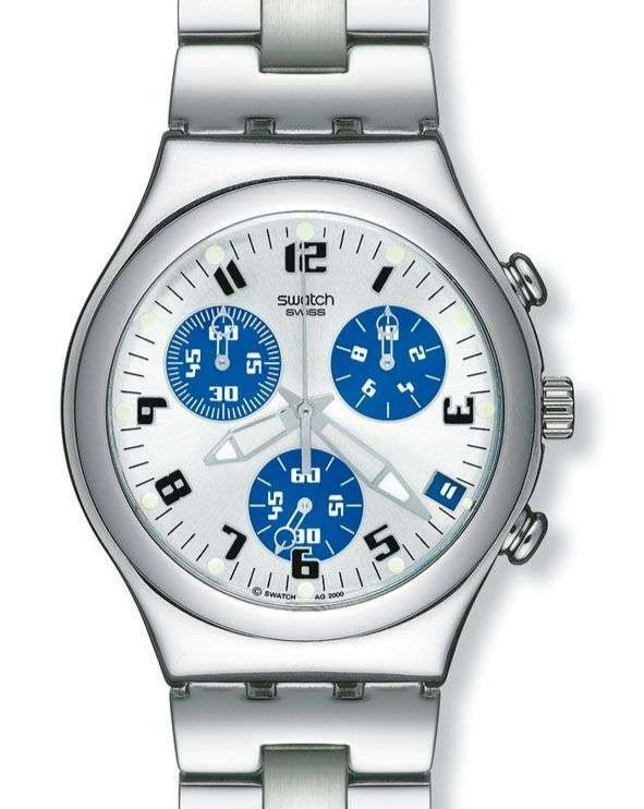 A Very Rare 2001 Swatch Irony Chrono Watch INVESTIGATOR YCS428G MINT Fully Works