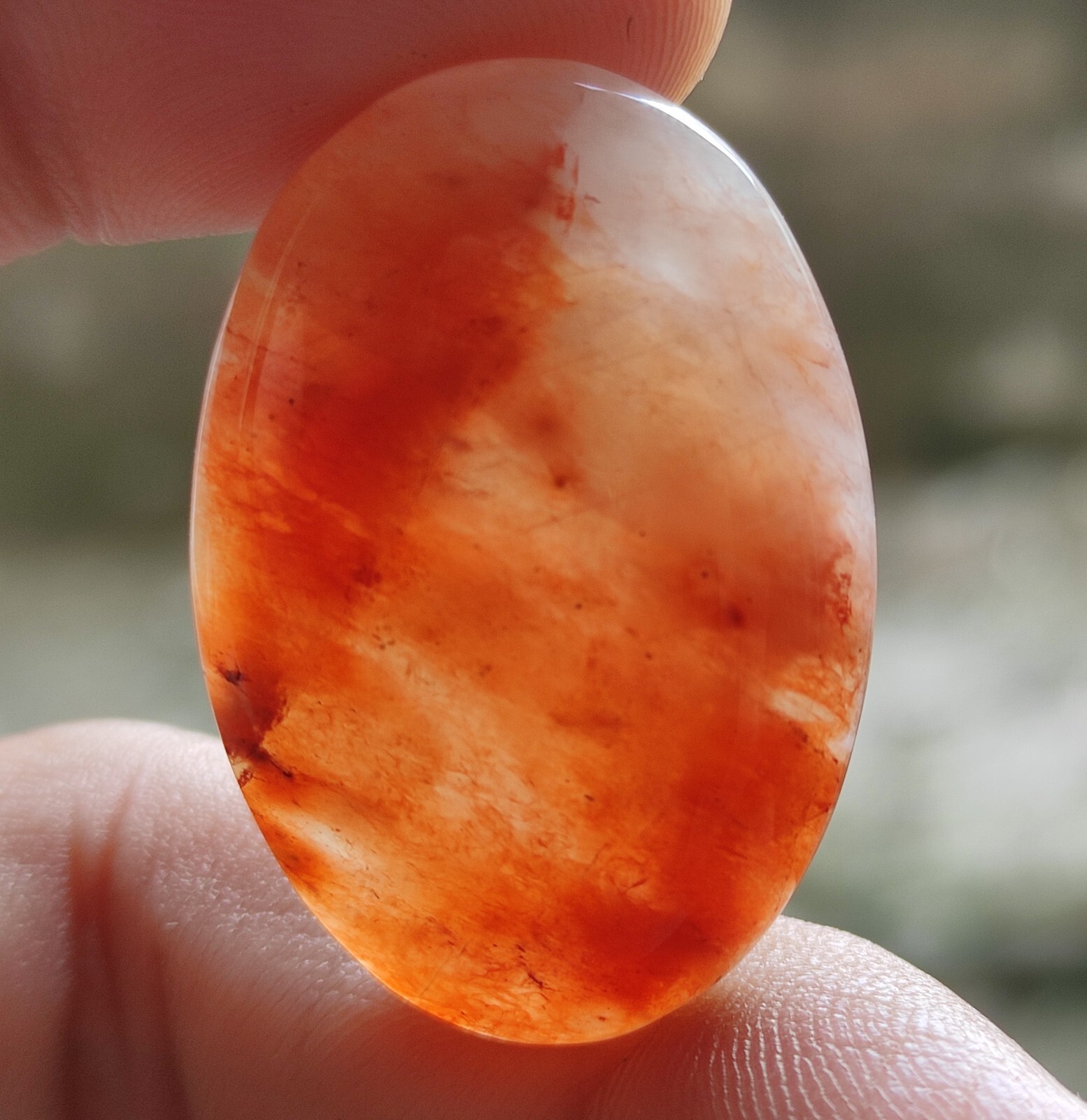 Aventurine cabochon natural orange aventurine loose gemstone for jewelry R13454