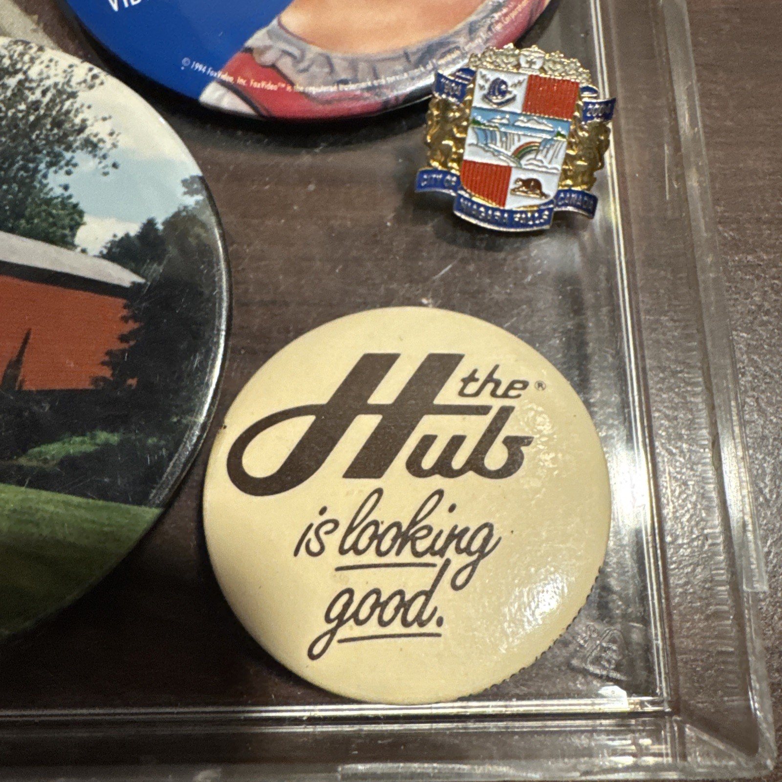 Vintage Pinback Button Lot Harley Shirley Temple Tastykake PA Political Radio