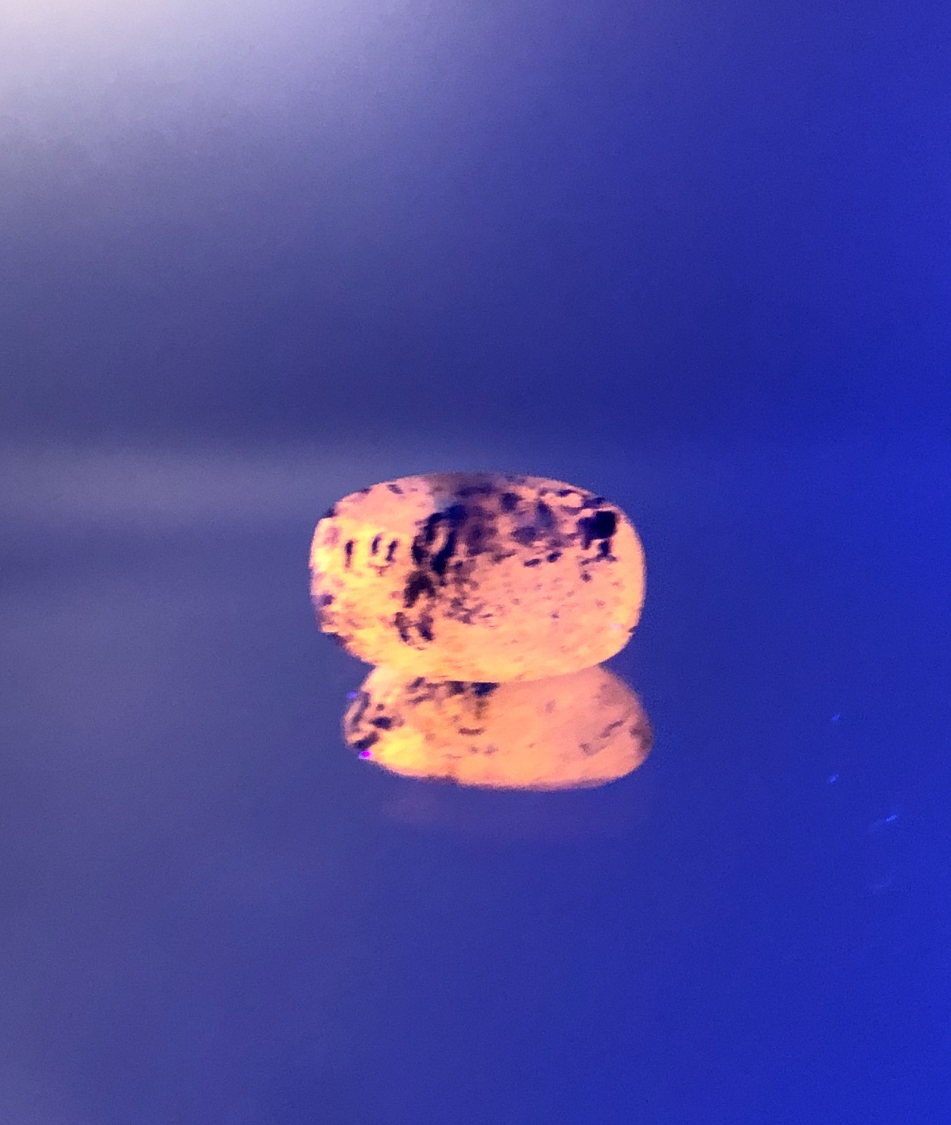 1.3 Ct Natural Rare Afghan Lazurite Pear Cut Loose Gemstone Afghanistan