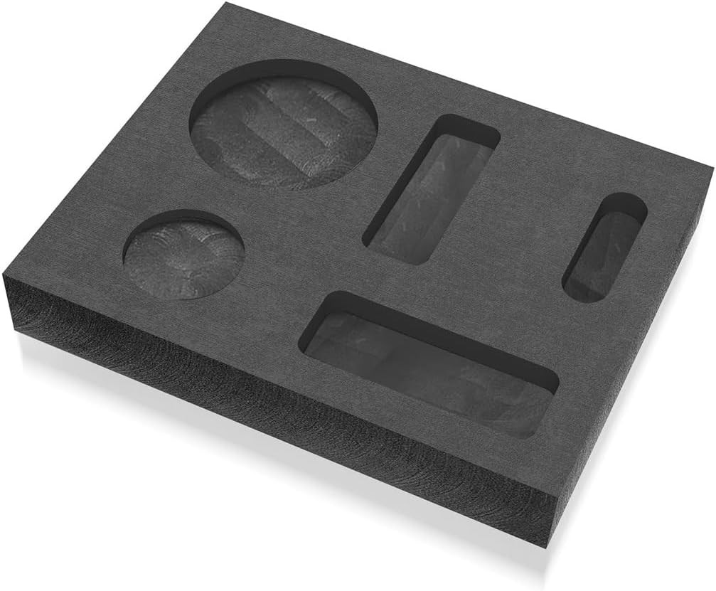 5-In-1 Graphite Casting Ingot Mold for Melting and Refining Silver, Brass, Zinc,