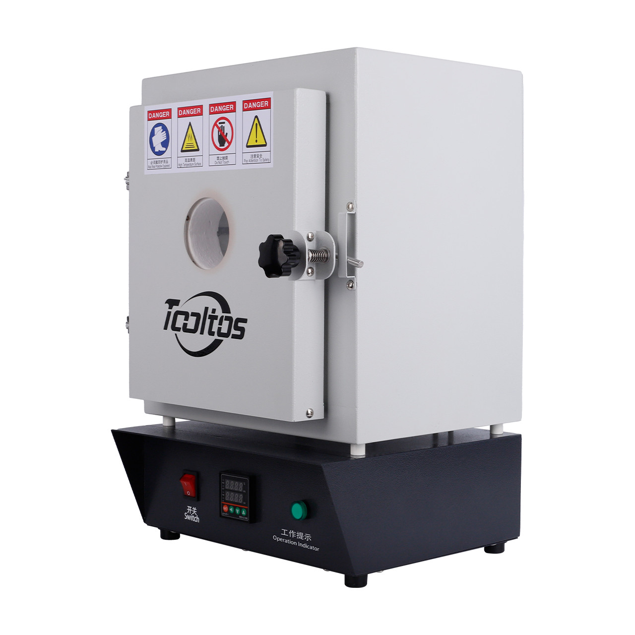 TOOLTOS Dual-Layer Burnout Furnace for Jewelry Casting with Observation Window