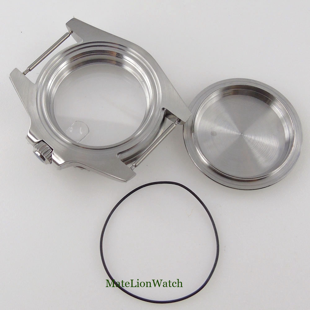 40mm Watch Case Fit NH35 Miyota8215 DG2813 ETA2836 2824 PT5000 Sapphire Crystal