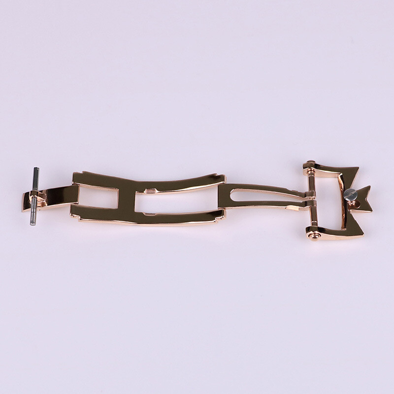 316L Stainless Steel Folding Clasp Butterfly Buckle 18mm for Vacheron Constantin