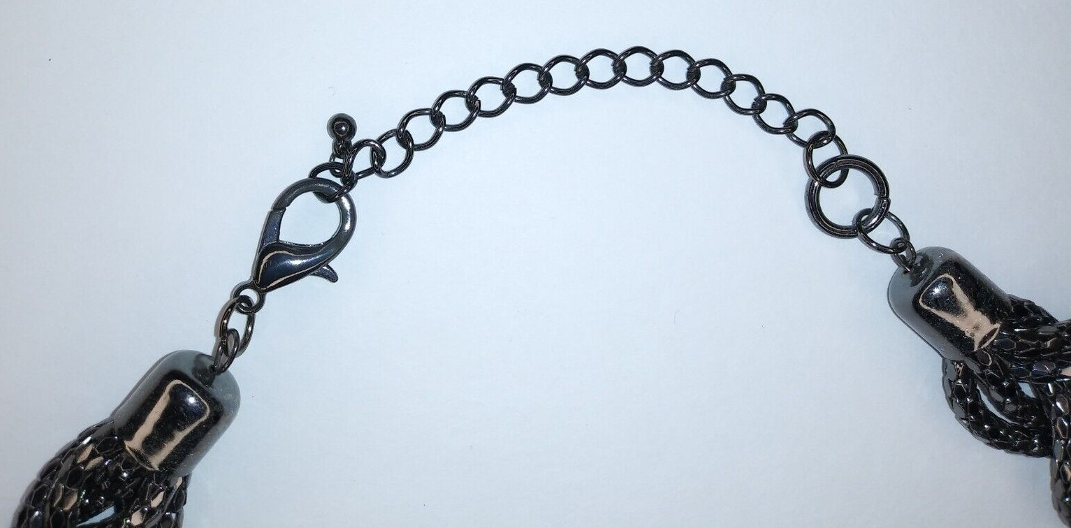 Braided Rope Design Chain Necklace Fashion Costume Jewelry