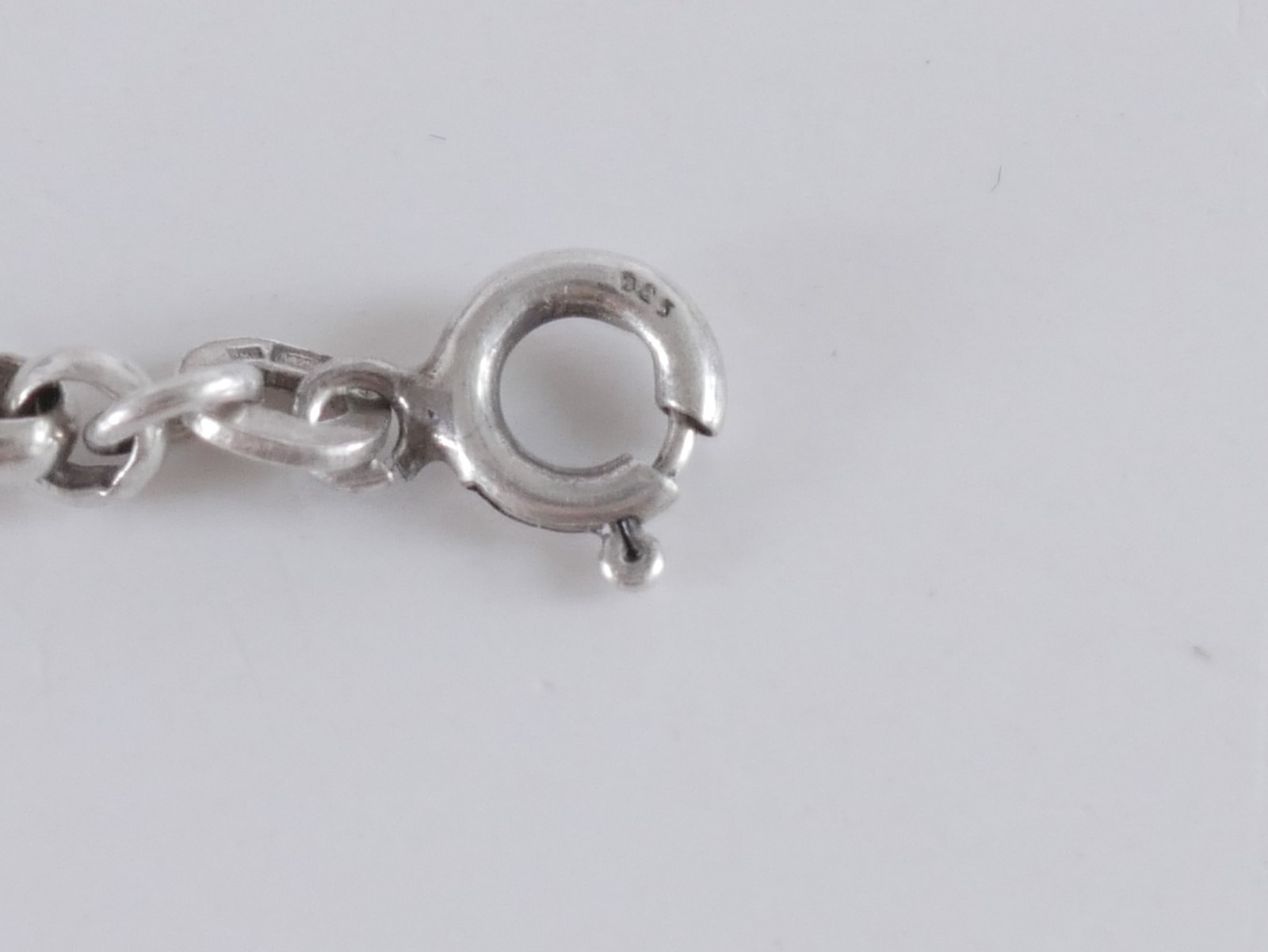Large 925 Sterling Silver Cross Pendant Belcher Chain Necklace 51cm 22.96g