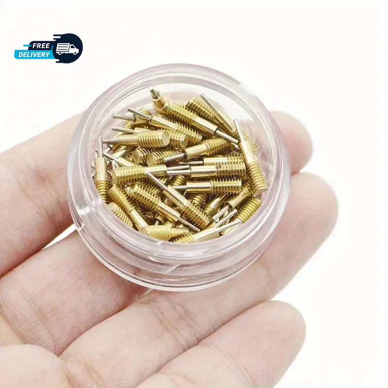 50pcs Spare Pins for Watch Band Strap Link Remover Adjuster Repair Tool Kit