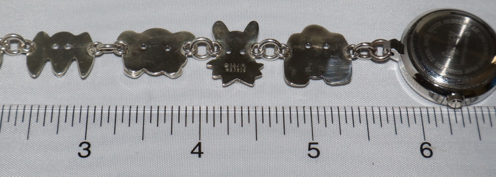 Anne Jane Harvey A&J H Sterling Silver 925 Dog Bracelet watch New Battery
