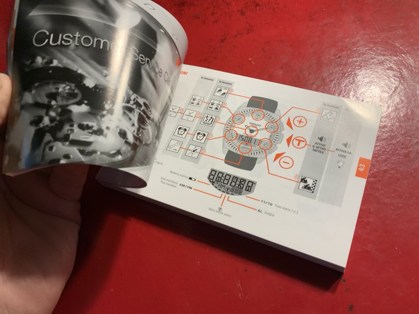 Tissot Tactile Functions Owners Manual User’s manual only One