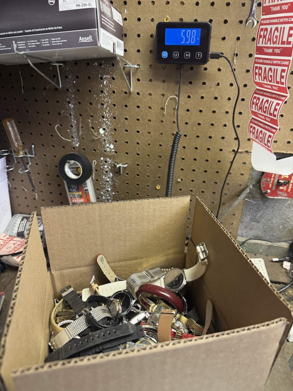 Lot Of 6 Pounds Non Working Project Watches That Need Battery’s Or Other
