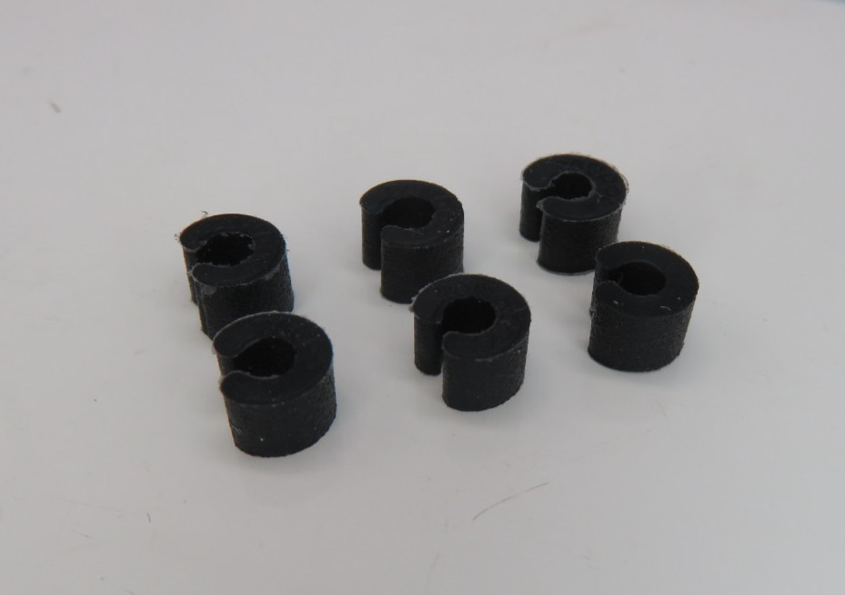 Lot of 6 Genuine Pandora Silicon Rubber Clip Stoppers Lock New Anti Slide