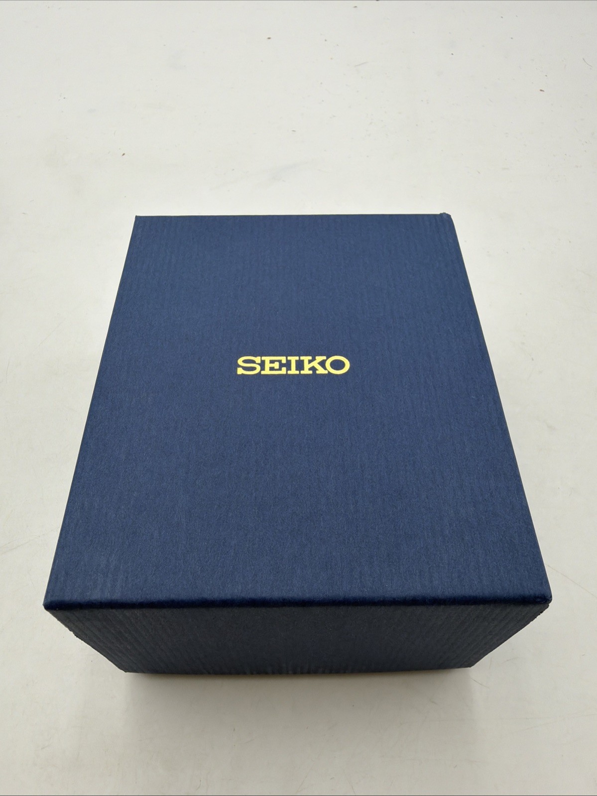Seiko OEM Blue Watch Box – Standard 2 Piece Gift Box – Fits Most Seiko Models
