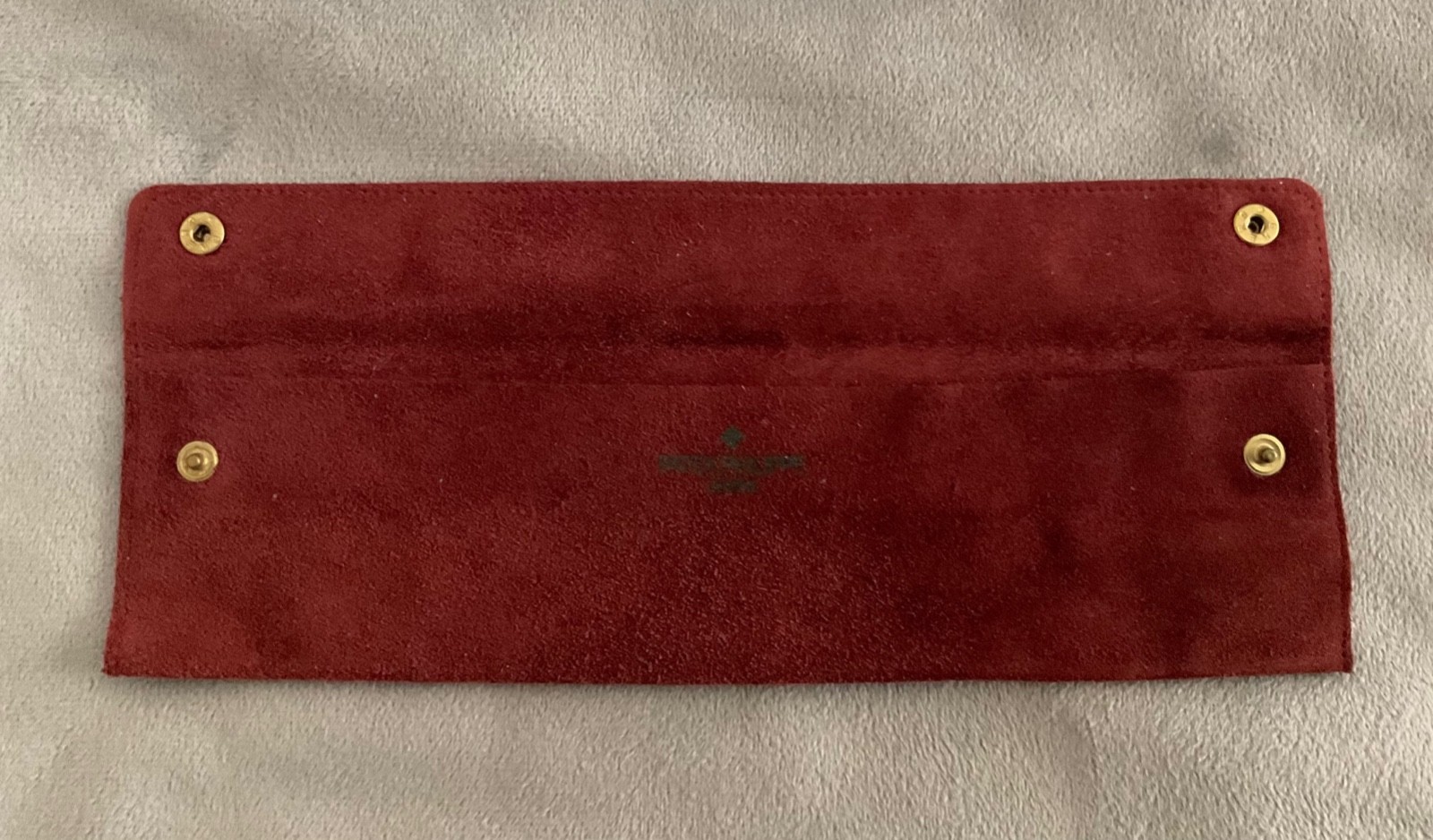 Vintage Patek Philippe Travel Case Red Burgundy