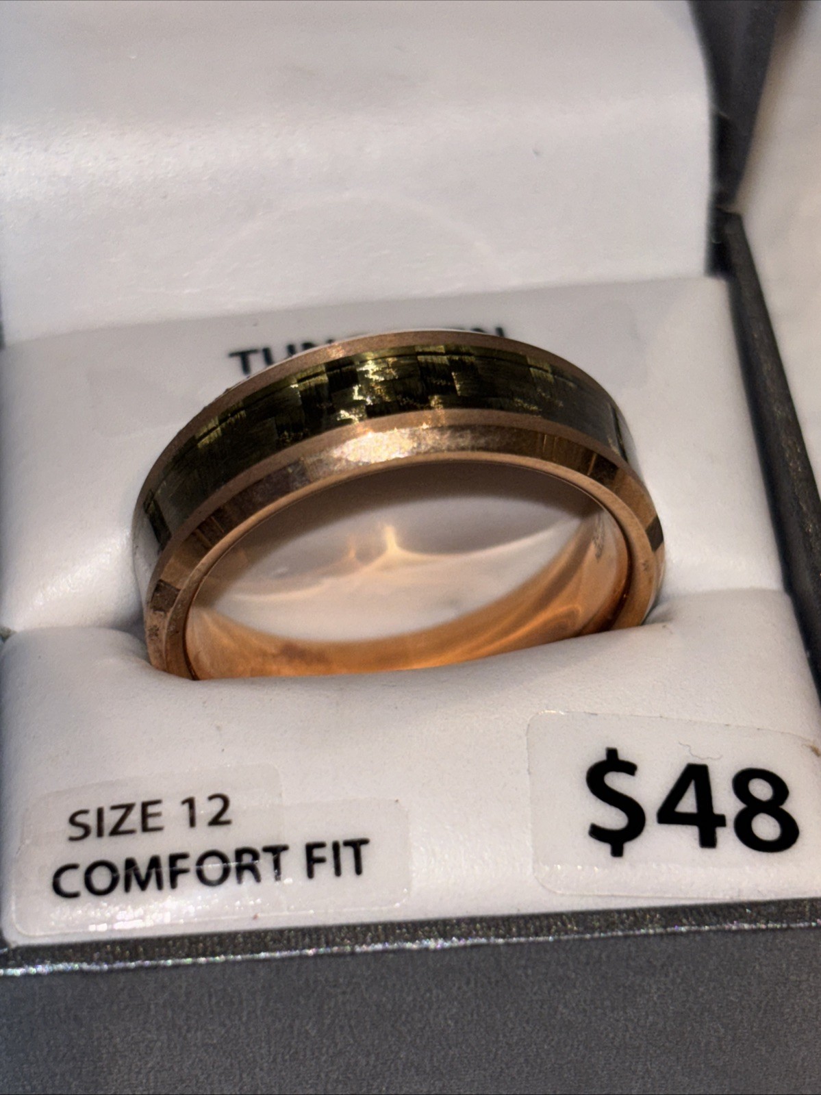Brilliance Fine Jewelry – Tungsten Wedding Band – Men’s Ring – Size 12 NEW