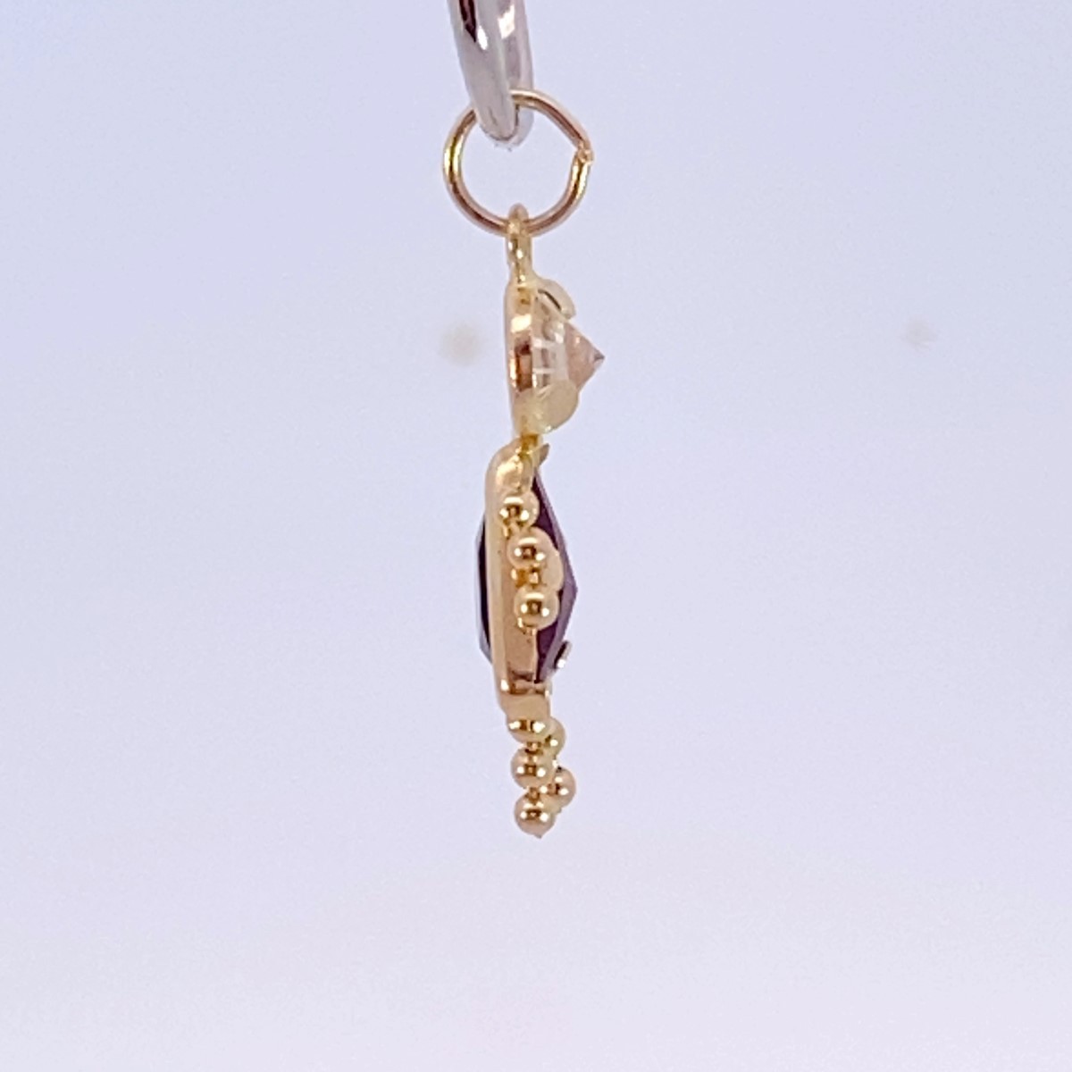 Cubic Zirconia 14K Yellow Gold 0.5g (EL1123825)