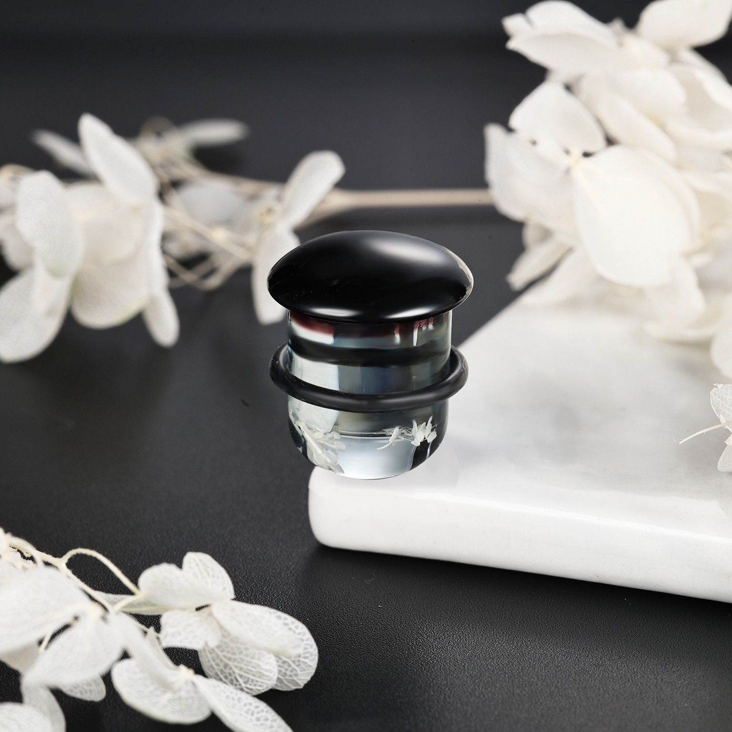 Single Flare Plugs Tunnels Glass Ear Gauges Ear Lobe Stretching Piercing 3-25MM