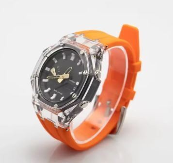 [Unused] G-SHOCK GA-2100 GA-2110 GA-B2100 Clear Bezel Orange Belt Set Casio Oak