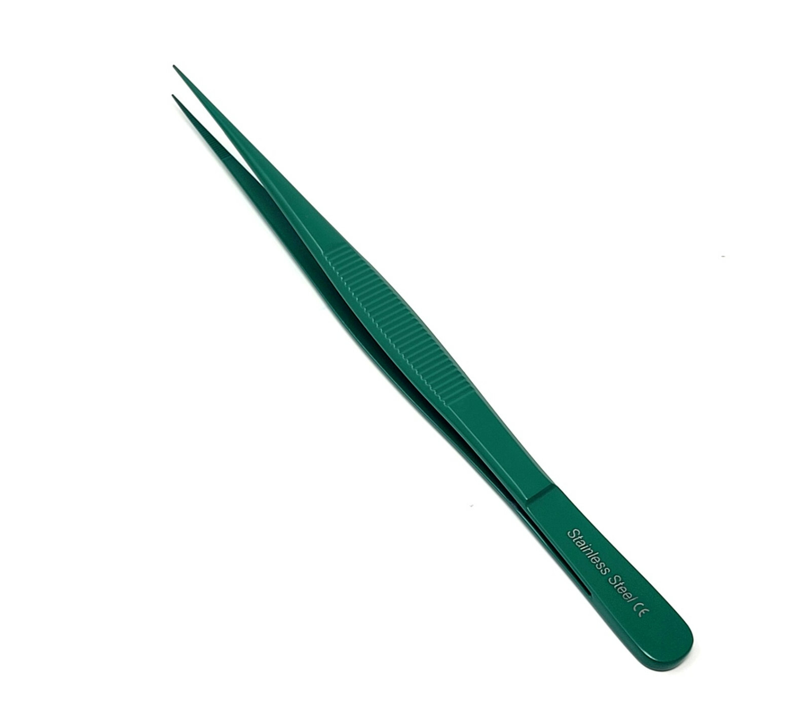 PTFE Tweezers Serrated Fine Point Straight 5″ Watch Jewelry Repair Stainless CE