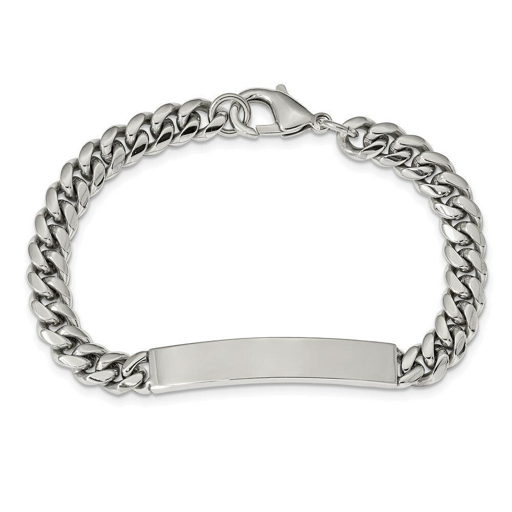 Stainless Steel Polished 8.25in ID Bracelet