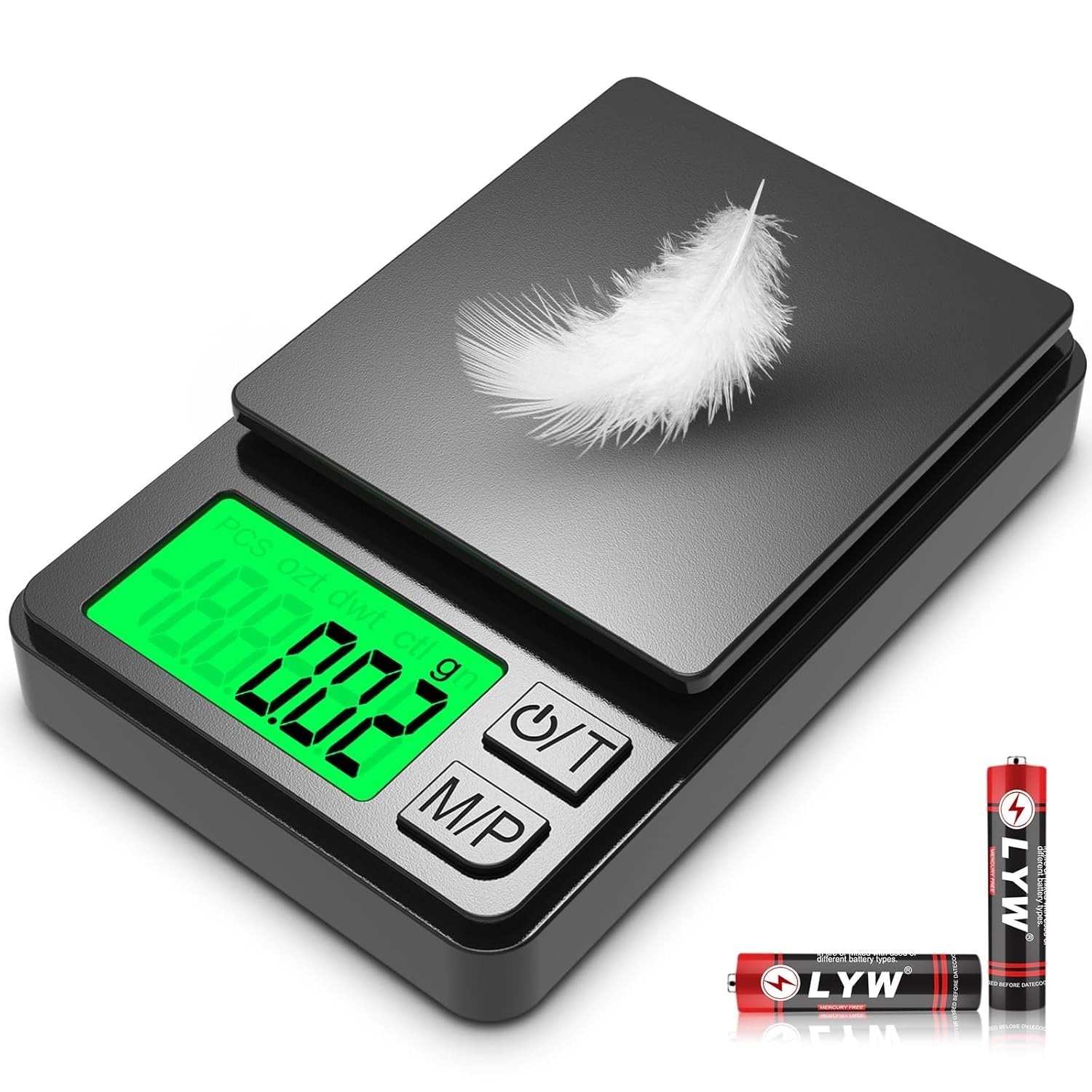 Pocket Scale 1000g x 0.01g Precision Gram Scale, Small Digital Scale Grams Ounce
